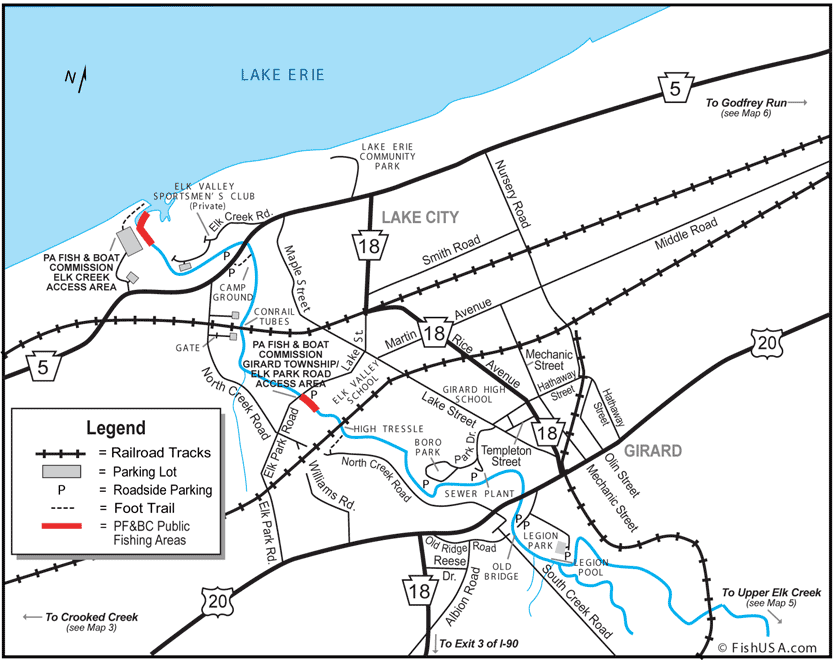 Lowe Elk Creek Map