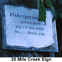 Fishing Permitted sign