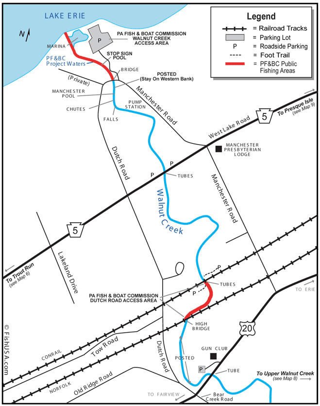 Lower Walnut Creek Map